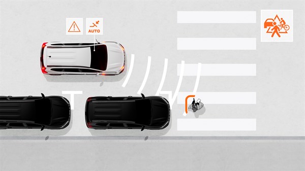 Dacia Jogger - AEBS VRU automatic emergency braking system
