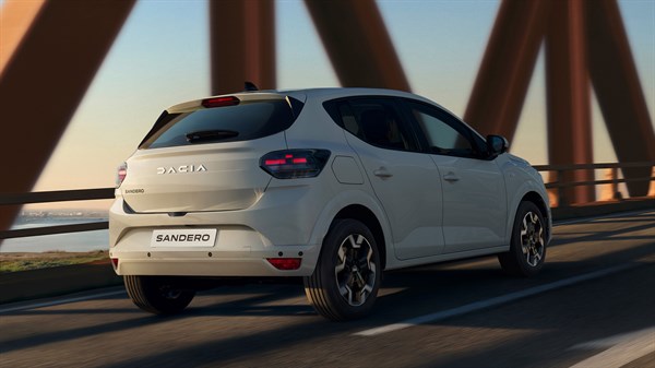 new Dacia Sandero - Rear end