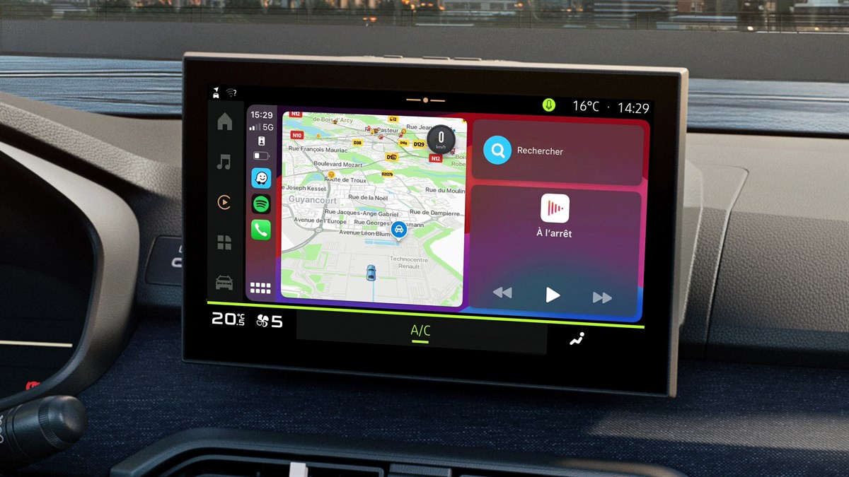 new Dacia range - Connected navigation