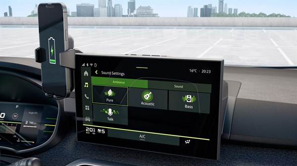 Dacia Sandero Accessories - YouClip - Inductive wireless smartphone charger