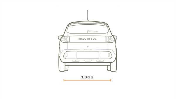 Dacia Spring - dimensions