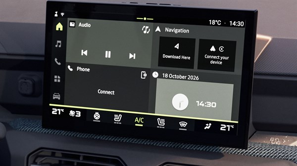 media display - multimedia - Striker - Dacia