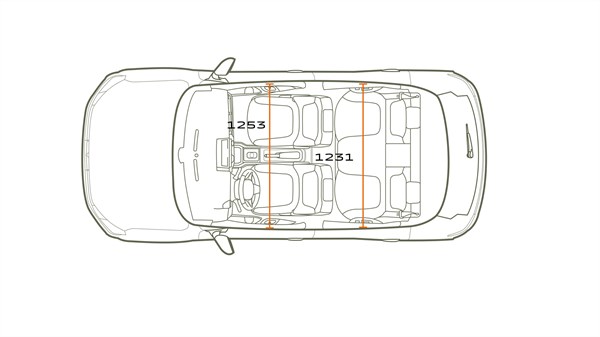 Dacia Spring - dimensions